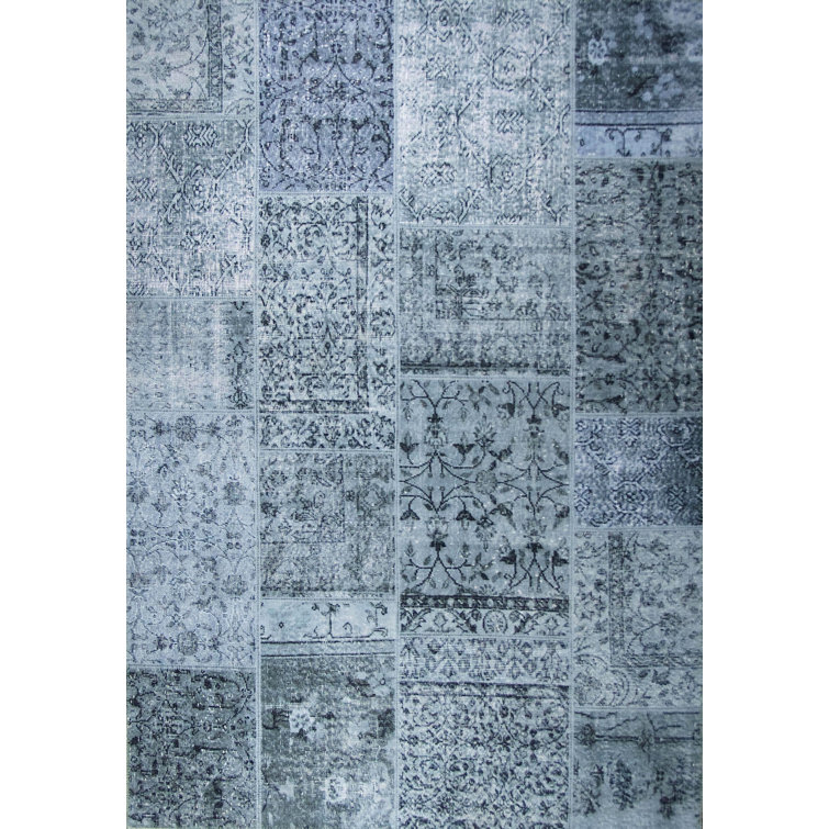 Bloomsbury Market Alyra Flatweave Blue Rug Wayfair.co.uk